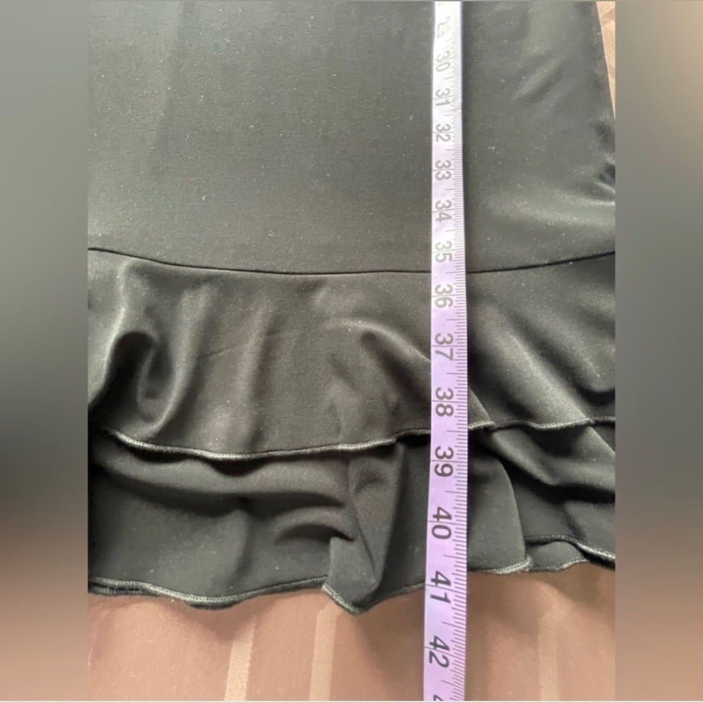 JOSEPH RIBKOFF Sleeveless Midi Dress - Sequinned Top and Ruffle Bottom Size 10 - Picture 12 of 13